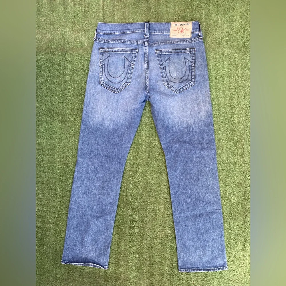 True Religion Light Blue Straight Jeans